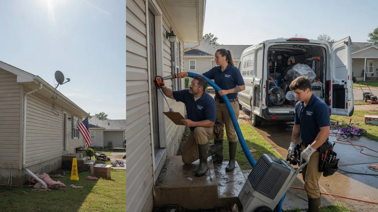 Ceiling Water Damage Restoration in Saukville, WI near me